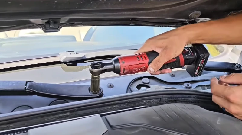 Windshield repair process tools — wiper screws and equipment used in Leander TX auto glass repair